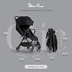 Silver Cross | Clic Kompakt-Kinderwagen | Reisekinderwagen | faltbarer & leichter Kinderwagen | Kabinengröße | Neugeborene - 4 Jahre | Space