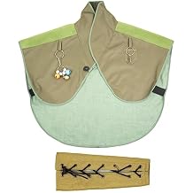 Pet Bird Upgraded Shoulder, Neck Poop Protector and Protective Anti-Scratch Arm Guard Set, Anti-Bite Shoulder Pad Diaper Shawl for Parrot Macaw African Budgies Parakeet Agapornis Fischeri Cockatiel