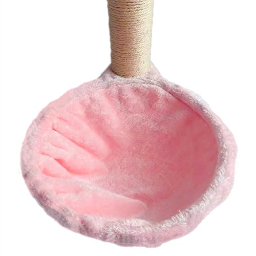 SHENGOCASE Cesto rosa de 33 cm, cama de rede para substituição de torre de gato, árvore de gato, ace