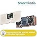 LEMEGA IR4S Stereo WiFi Internet Radio,FM Digital Radio, Spotify Connect, Bluetooth Speaker, Dual Alarms Clock, 40 Presets, Headphone-Output, Batteries or Mains Powered (Dark Walnut)