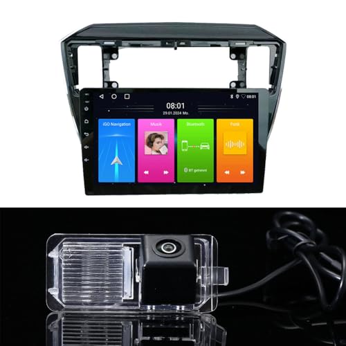 Android Autoradio mit GPS Navigation + HD Nachtsicht Rückfahrkamera Ersatz für VW Load UP 121, 122, BL1, BL2/VW UP! /VW UP! e-Up！121, 122, 123, BL1, BL2, BL3/Skoda Citigo E-Citigo AA NF1 NE1 RCD215