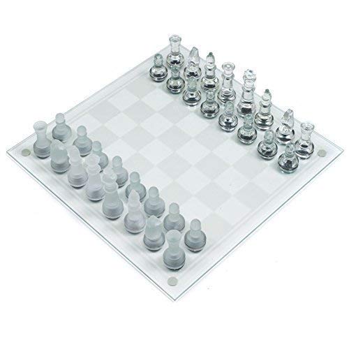 Preisvergleich Produktbild Babz Deluxe 32 Stück Milchglas Mainboard-schachspiel Traditionell Party Spaß Spiel Geschenk