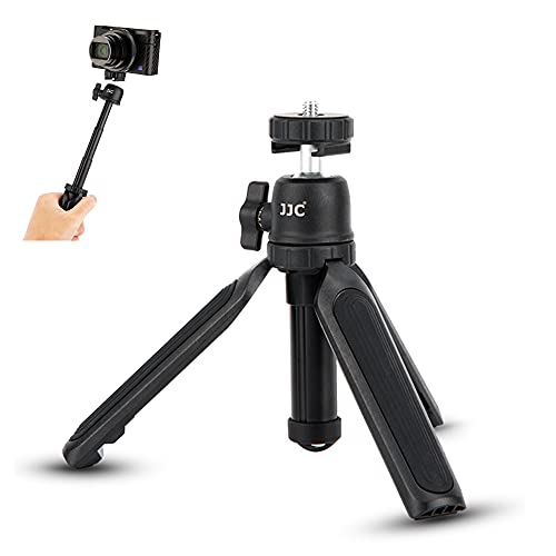 Jjc Vlog Camera Mini Tripod Selfie Stick Stand Desktop Video Live Webcam Handle Grip For Sony Zv-E10 Zv-1 Rx100 Vii Vi Va V Iv A6600 A6500 A6400 A6300 A6100 A6000 Canon M50 G1X G5X G9X G7X Mark Iii Ii #TOP17