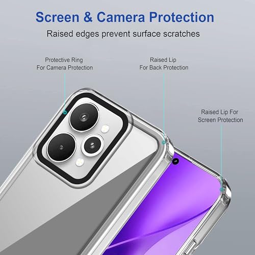 Image of Zapcase Back Case Cover for Realme 15 Pro 5G | Compatible for Realme 15 Pro 5G Back Cover | Case Cover with Camera Protection | (TPU + PC | Transparent)