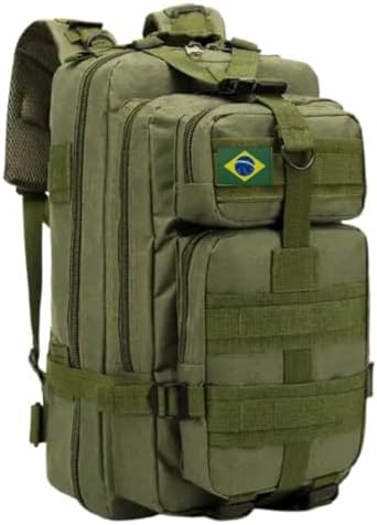 Mochila Tática Militar Impermeável Reforçada 30 litros com Patch ...