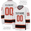 Custom Ice Hockey Jersey Personalized Printed Long Sleeves Hockey Jersey Apparel for Hockeys Fans Men Women Youth, 42 Colour Options for Team Uniforms, Gifts, S-5XL Size Range #2