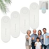 Ionisateur NermoPure, NermoPure Purificateur, élimine les odeurs et les polluants, ultra-silencieux, convient aux chambres, toilettes, placards et pièces pour animaux (4PCS)