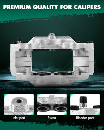 Image of SCITOO 1PC 185018 Front Passenger Side Disc Brake Caliper Without Bracket | Fit For Hummer Model - For H3 2006-2010,For H3T 2009-2010