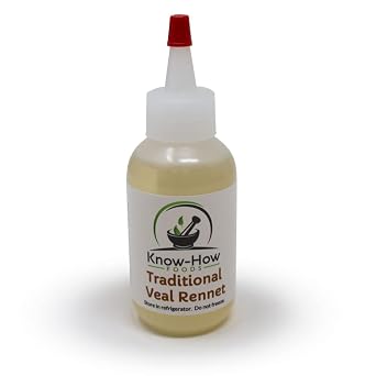 Liquid Animal Rennet Traditional Calf/Veal for Cheesemaking 2 oz