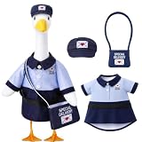 Porch Goose Mail Carrier Outfit Postal Worker Costume for 23" Goose Statue