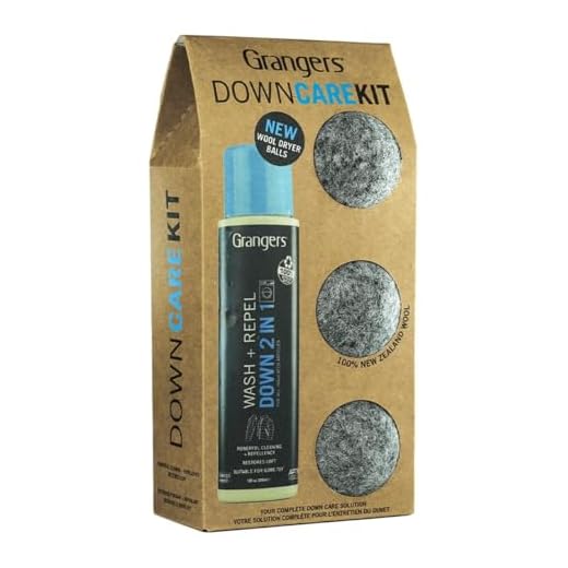 Grangers Down Care Kit / Down Wash + Repel / 3 Dryer Balls / 10oz