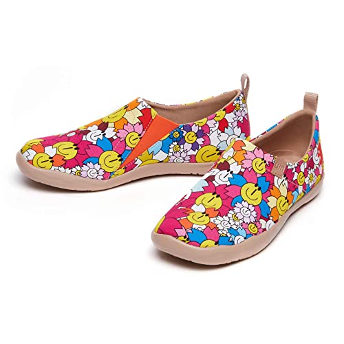 Image of UIN Women's Art Travel Shoes Slip On Casual Cozy Loafers Lightweight Comfort Fashion Sneaker Toledo Ⅰ