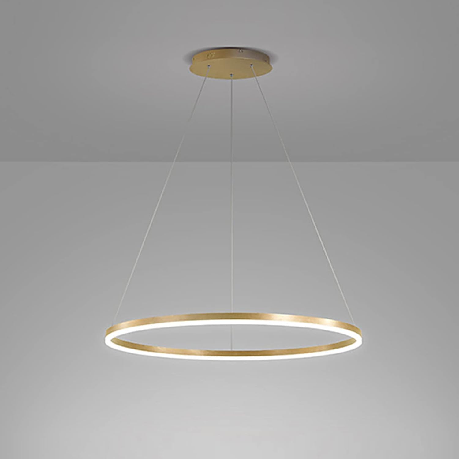 Modern Nordic Led Light Adjustable 80Cm Circle for Liviroom Kitchen Island Dinitable 50W Cool Whitep/D, Natural White