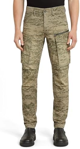 G-STAR Herren Rovic Zip 3D Regular Tapered Hose, Mehrfarben (Light toggee Shadow camo D02190-D581-H175), 36W / 34L