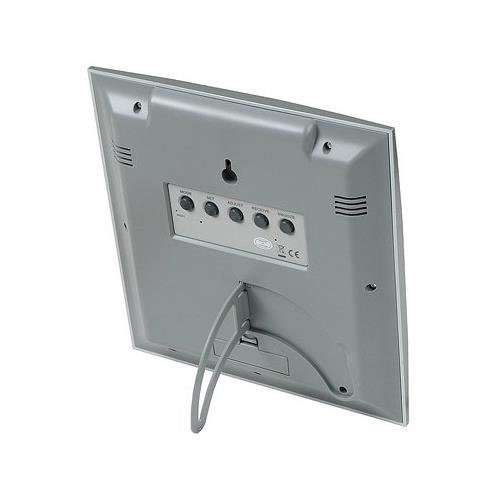 Sonnet T-4668 Ken-Tech 2" Number Lcd Atomic Alarm Clock, Silver #TOP2