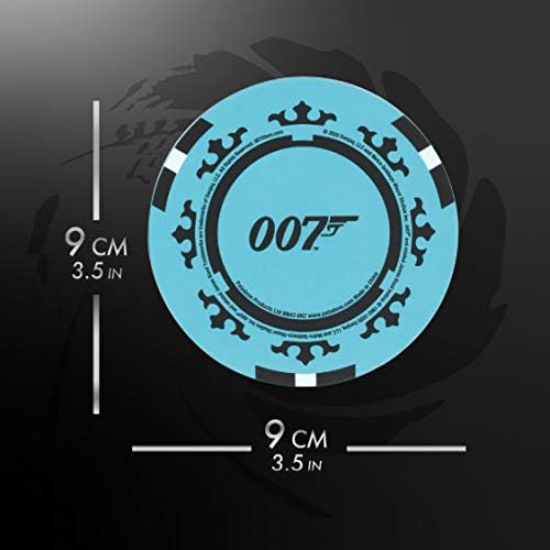 Paladone Casino Royale Poker Chip Coasters, Officially Licensed James Bond 007 Merchandise