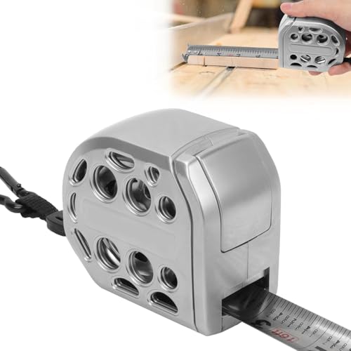 Cinta métrica retráctil de acero inoxidable 7.5 m miniatura 1