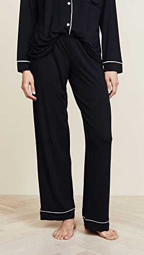 Image of Eberjey Gisele Classic Women's Pajama Set | Long Sleeve Shirt + Long Pants