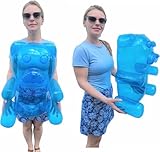 Huge Inflatable Gummy Bears Inflates Assorted Colors (About 24 Inches Tall) Pool Toy for Kids, Candy Land Birthday Party Theme Decoration Party Favor (Blue - (1 Piece))