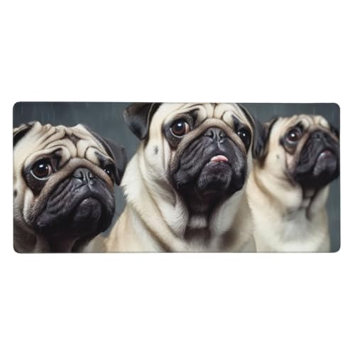Tapis de souris étendu imperméable 90x40 cm pour protéger votre bureau avec style et humour