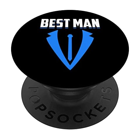 Groomsmen Marriage Best Man Groom Funny Bachelor Party PopSockets Swappable PopGrip Cover