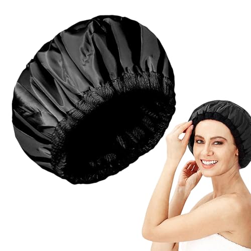 Tête de vapeur pour cheveux - chapeau de conditionnement de de lin sans fil, thérapie de chaleur | Équipement de restauration d'humidité avec bouchons de douche, outils de séchage de style, at