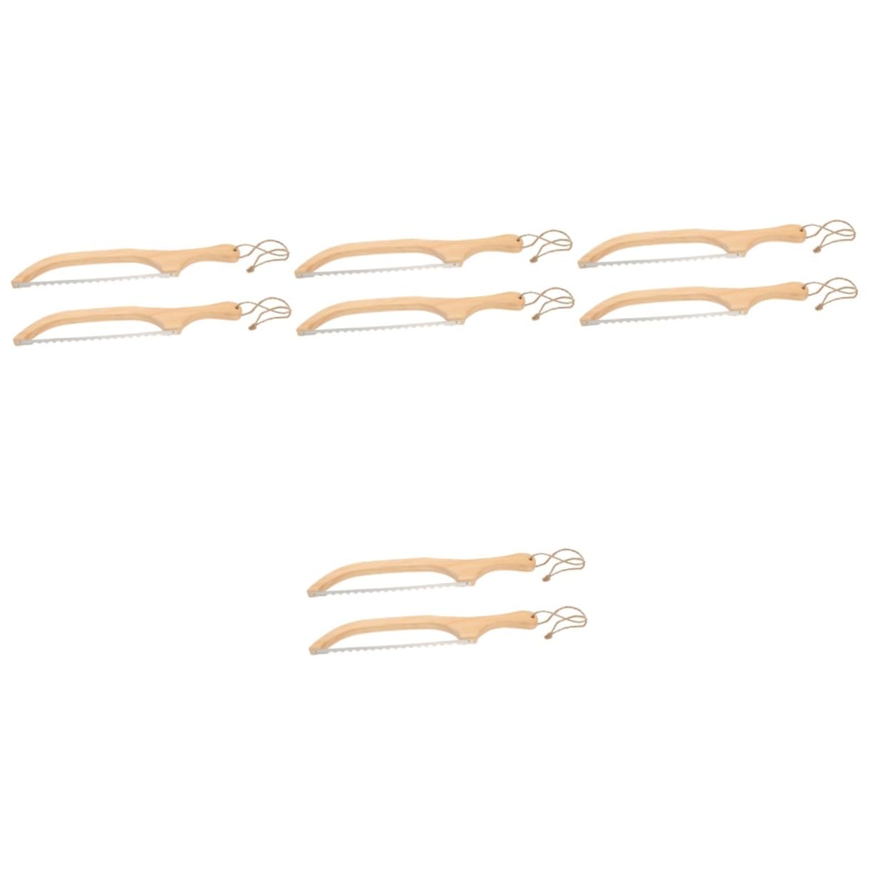 MAGICLULU 4 Set Di Affettatrici Per Pane Seghettate Taglierine Per Dolci in Acciaio Inossidabile Per Affettare 2 Pezzi * 4