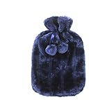 Calenr de manos para botella de agua caliente 1PCS 2L,Purple Hot Water Bottle