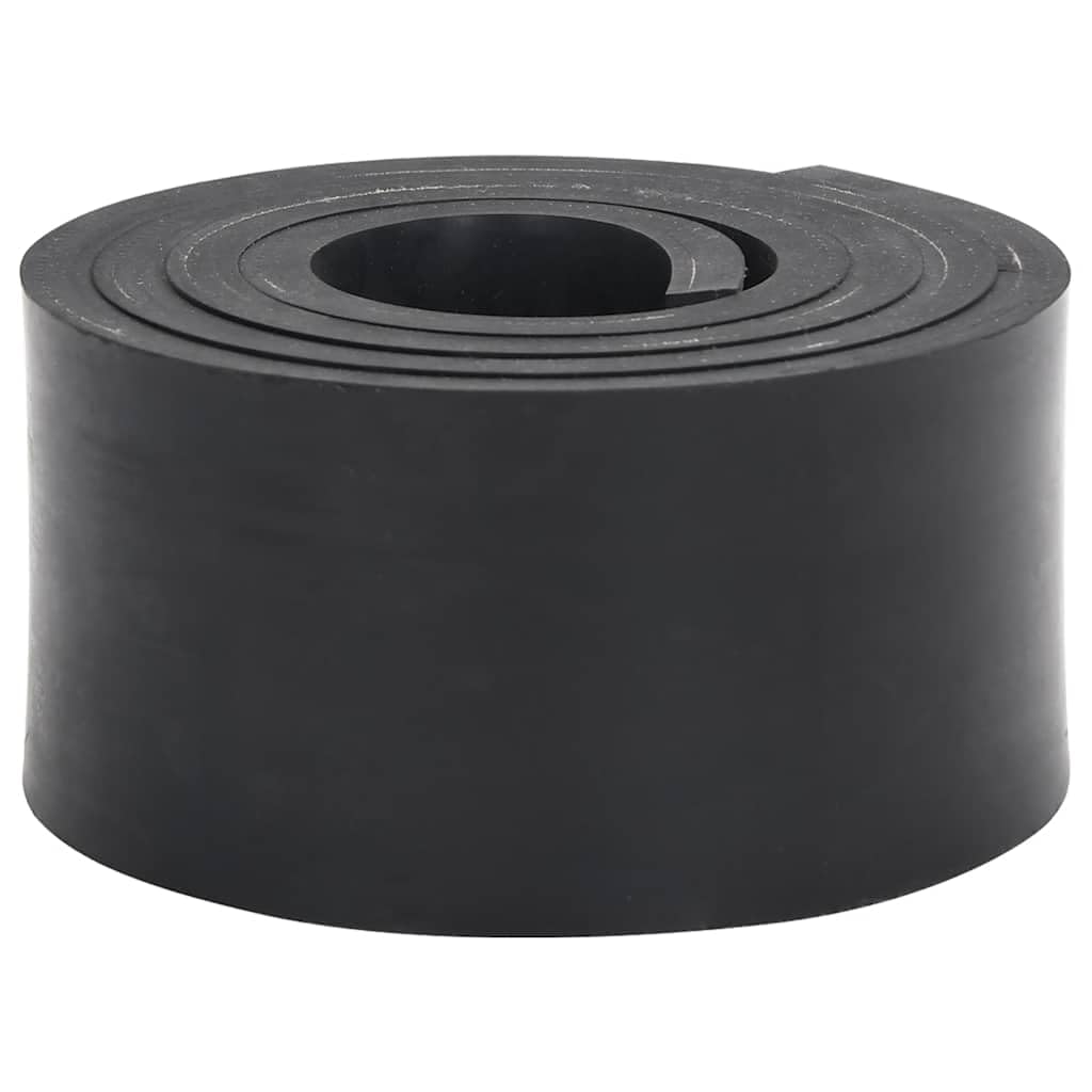 vidaXL rubber edge for snow plow - adaptable snow pusher blade - durable rubber plow guard - surface protection - 200x8x1 cm