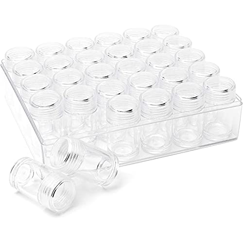 Juvale Plastic Box Storage With Jar Containers For Glitter, Beads, Rhinestones (6.5 X 2 X 5.5 In) #TOP2