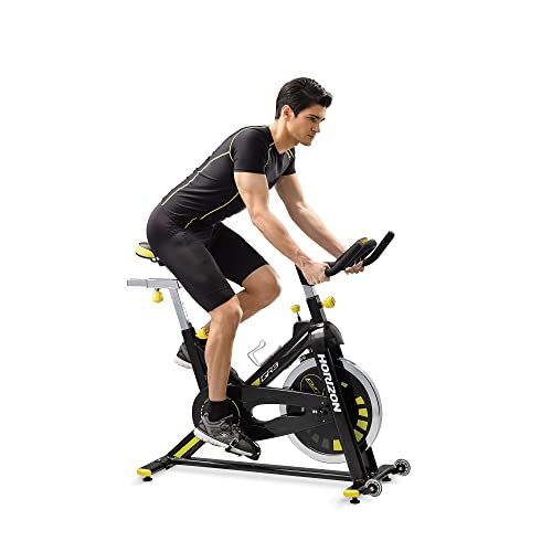 Horizon Fitness Cyclette GR3 - Indoor Spin Bike (Console Opzionale) - 124 X 49 X 116 Cm - 3