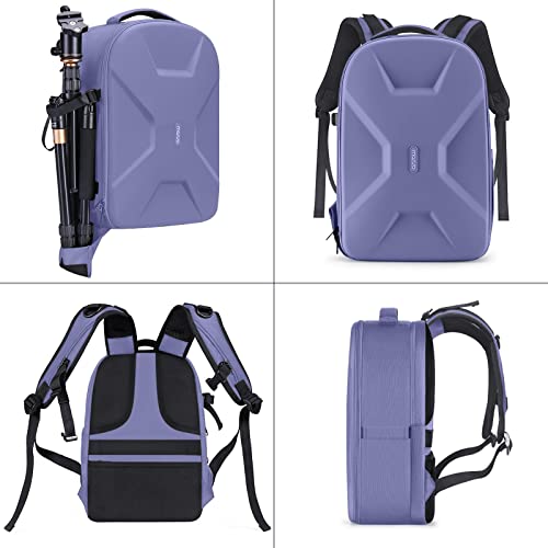 Image of MOSISO Camera Backpack, Photography Camera Bag 15-16 inch Waterproof Hardshell Case with Tripod Holder&Laptop Compartment