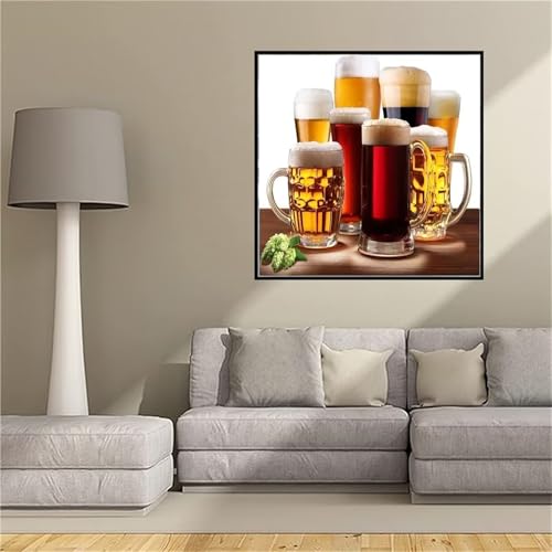 Peinture Diamant Adulte 55x55cm : Kit Complet Sans Accessoires Manquants DIY
