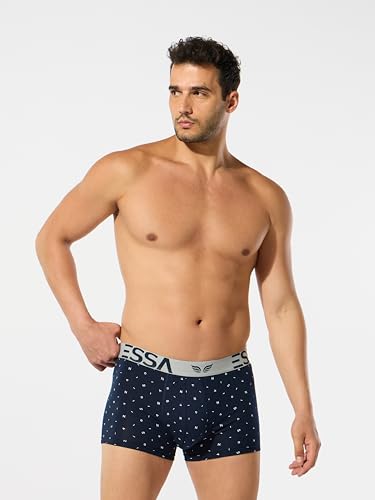 Image of ESSA Men's Cotton Trunks (Pack of 5) | Comfortable & Breathable Underwear, Innerwear Stylish Design | Ideal for Everyday Wear