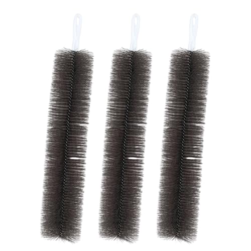Image of Bendable Microfiber Head, Fan Cleaner Brush, Reusable Fan Brush Cobweb Duster Microfiber Duster Ideal for Ceiling Duster, Household Duster Curtains,Fan Cleaner for Box Fan (Gray-3Pcs)