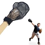 Baseball Softball Throwing Trainer, Baseball & Softball Pitching Trainer - Improve Pitching Mechanics & Arm Strength, Adjustable Wrist Strap for Indoor and Outdoor Practice