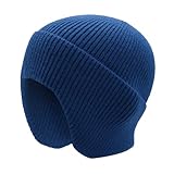 Caractéristiques pratiques : le motif de tricot côtelé avec cache-oreilles intégré offre une meilleure protection contre le vent froid tout en assurant un look élégant.