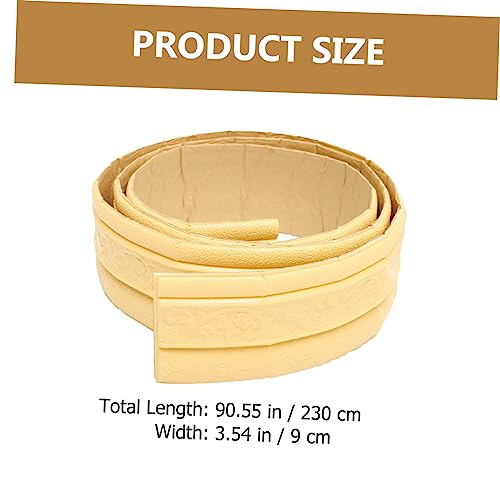 Angoily 5 Peças Papel De Parede Autoadesivo Cintura Mural Adesivo De Borda Instalando Rodapé Espuma