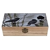Diseño exquisito: la caja presenta un patrón hermoso y único y una mano de obra exquisita, creando una apariencia vintage y refinada.
