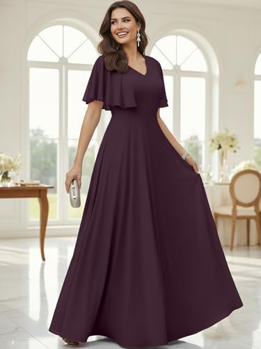 Image of KOH KOH Womens Long Elegant Bridesmaid Evening Cocktail Modest Maxi Dress