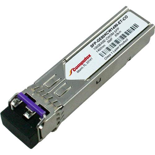 SFP-GE80KCW1490-ET - �W���j�p�[�݊� 1000BASE-LX CWDM SFP 1491 nm 80km SMF�g�����V�[�o�[