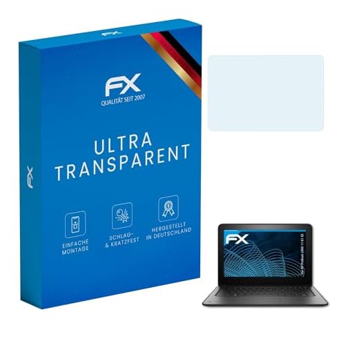 atFoliX Skärmskyddsfilm är kompatibel med HP ProBook x360 11 G1 EE Film, ultra-klar FX Skyddsfilm (2X)