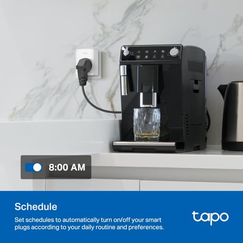 Miniatura 4 de TP-Link Tapo P110 - Mini Enchufe Inteligente Wi-Fi (con Monitoreo Energético),Programar el Encendido/Apagado, Ahorro Energía, Compatible con Alexa y Google Home (Paquete de 2)