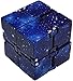 Infinity Cube Toy Galaxy per Adulti e Bambini, Mini ABS Infinity Cubo per Stress Relief Nuova Versione Fidget Killing Time Fidget Toys Cubo Infinito Decompressione Fidget Cubi di Puzzle, Galassia Blu
