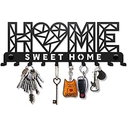 SirHoldeer Cuelga Llaves Pared, Colgador de Llaves Para Pared, Portallaves Pared Casa, Decoracion Hogar Pared, Guarda Llaves Pared Entrada, Ganchos Para Colgar Llaves, Perchero Pared