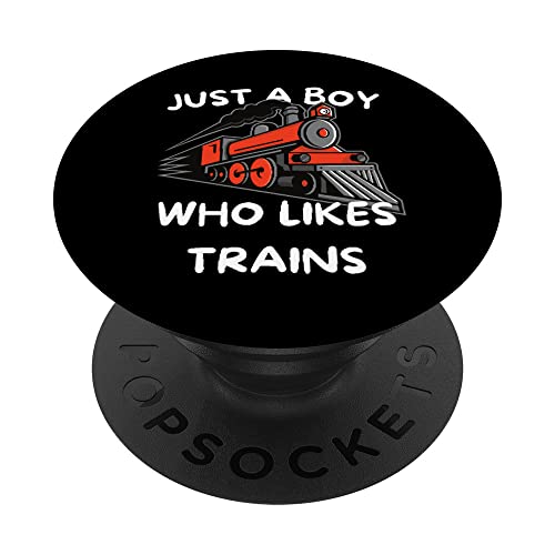 Locomotora de tren de vapor Tee PopSockets PopGrip Intercambiable