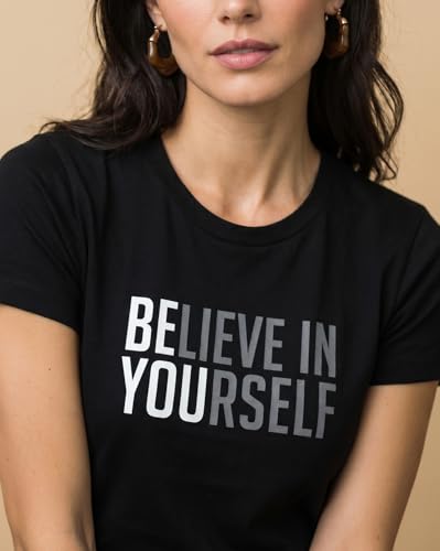 Image of Nobero Women's Graphic Printed T-Shirt | Regular Fit 180 GSM Cotton Tee for Women | Comfortable Round Neck Casual Wear