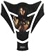 Bike Label 501214A Protection de peinture autocollante pour réservoir de moto Woman en noir