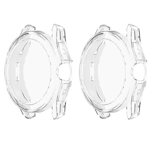 WIIKAI 2 Paquete Fundas Compatible con Xiaomi Watch S4 Sport Protector Funda Protector de Pantalla TPU Suave Protección Carcasa Funda Case.(Transparente)