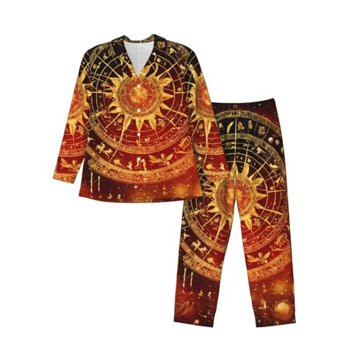 Pyjama homme manches longues vêtements de nuit loungewear confortable